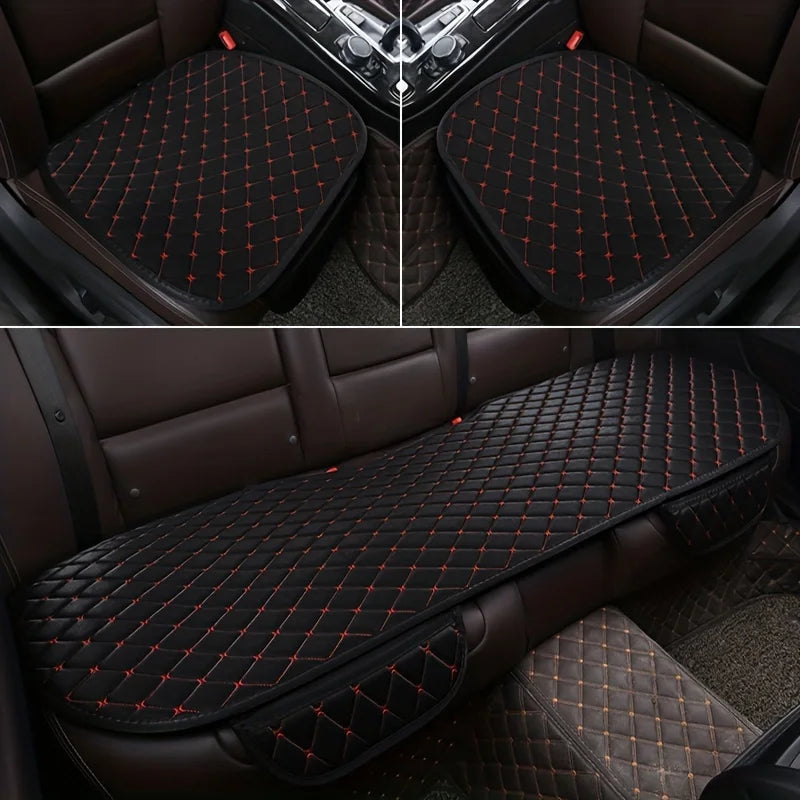 3-Piece Universal Breathable Car Seat Cushion Cover Set