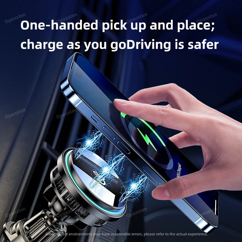 QI2 Magnetic Wireless Car Charger with Cooling Fan