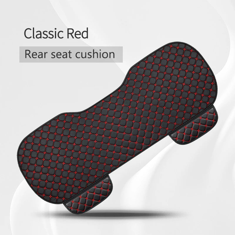 Universal PU Leather Car Seat Cushion Protector for All-Season Use