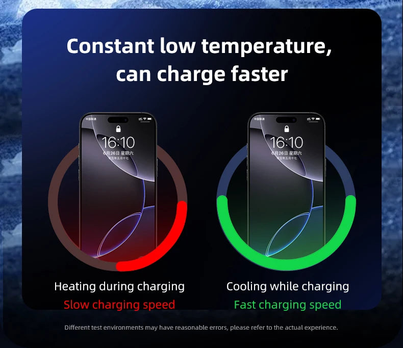 QI2 Magnetic Wireless Car Charger with Cooling Fan