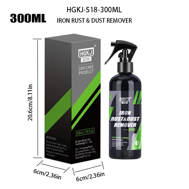 HGKJ Iron Remover for Car Paint & Whee