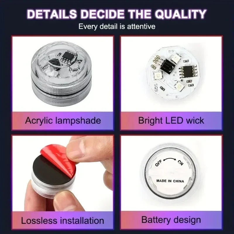Wireless RGB Interior Accent Light Kit with Remote Control