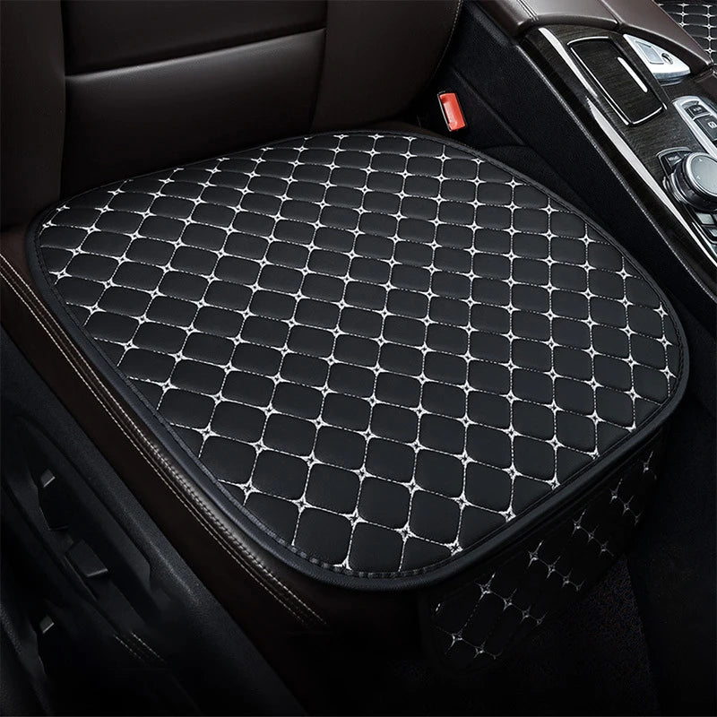 Universal PU Leather Car Seat Cushion Protector for All-Season Use