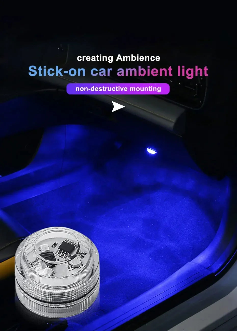 Wireless RGB Interior Accent Light Kit with Remote Control
