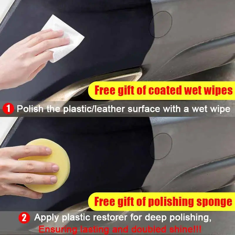 Car Plastic & Trim Restorer - Back to Black Gloss Finish