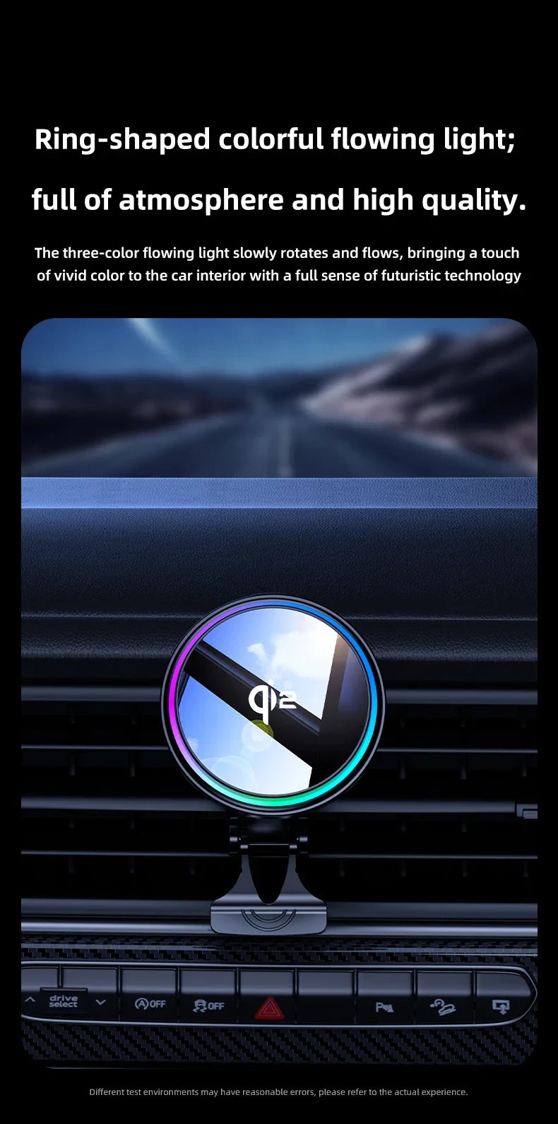 QI2 Magnetic Wireless Car Charger with Cooling Fan