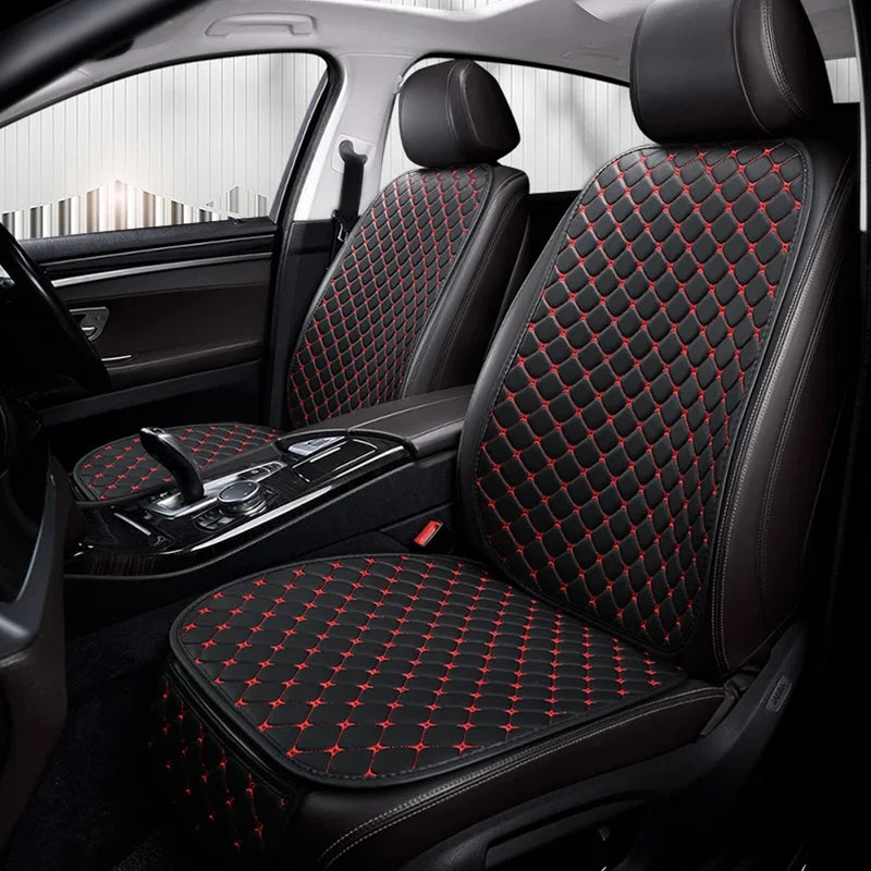 Universal PU Leather Car Seat Cushion Protector for All-Season Use