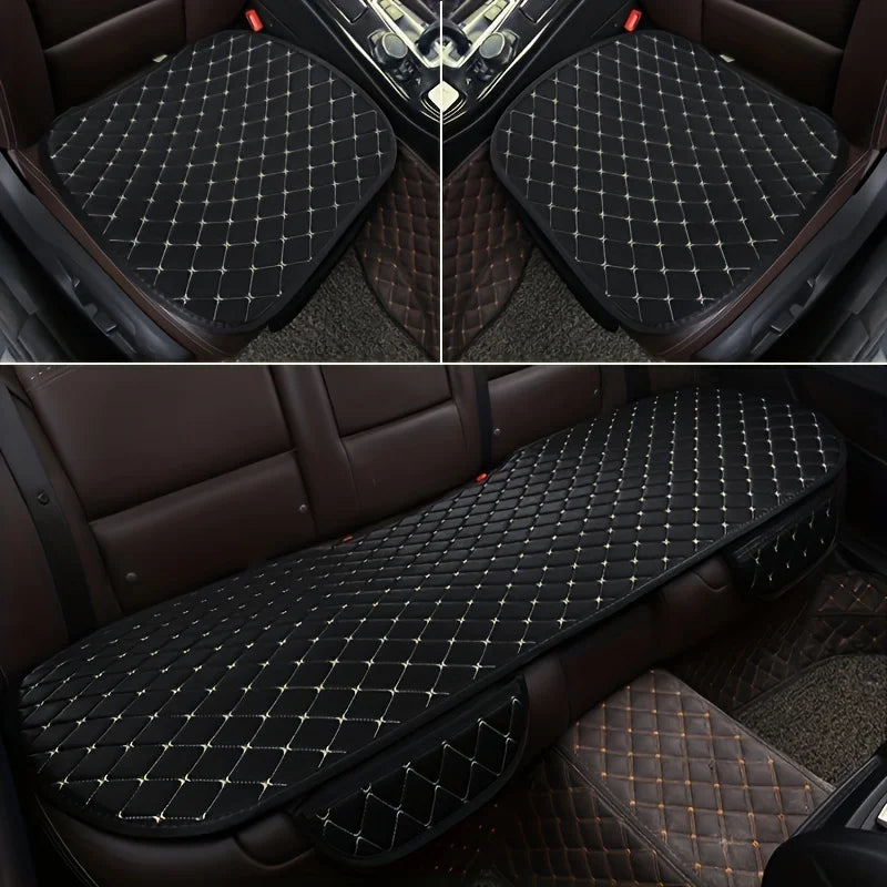 3-Piece Universal Breathable Car Seat Cushion Cover Set