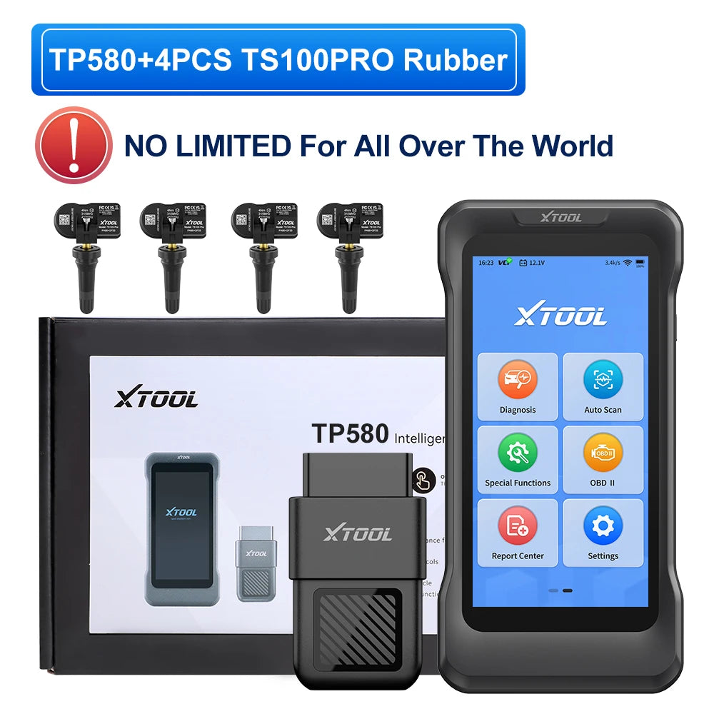 XTOOL TP580 TPMS Programming Tool & All-System Diagnostic Scanner with 22+ Services