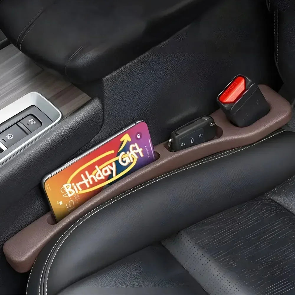 Universal Car Seat Gap Organizer & Drop Stop Set