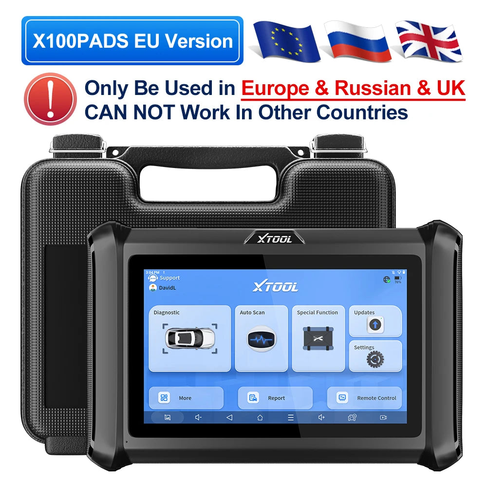 XTOOL X100 PADS Key Programmer & All-System Diagnostic Scanner with CAN FD, DoIP & FCA