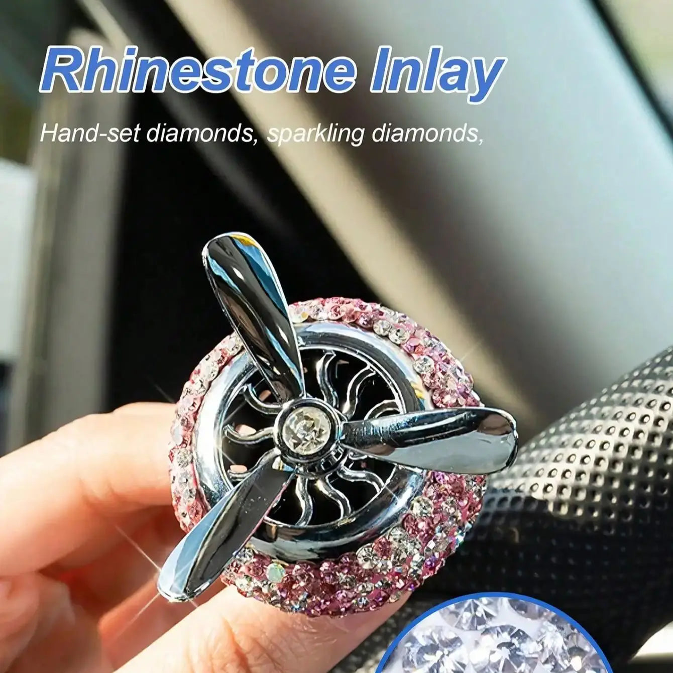 Crystal Turbine Air Vent Freshener