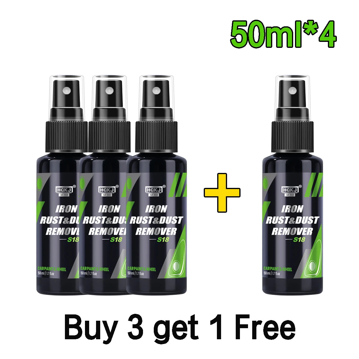 HGKJ Iron Remover for Car Paint & Whee