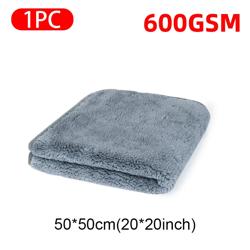 SEAMETAL Premium Microfiber Car Drying Towel - Super Absorbent Lint-Free Detailing Cloth