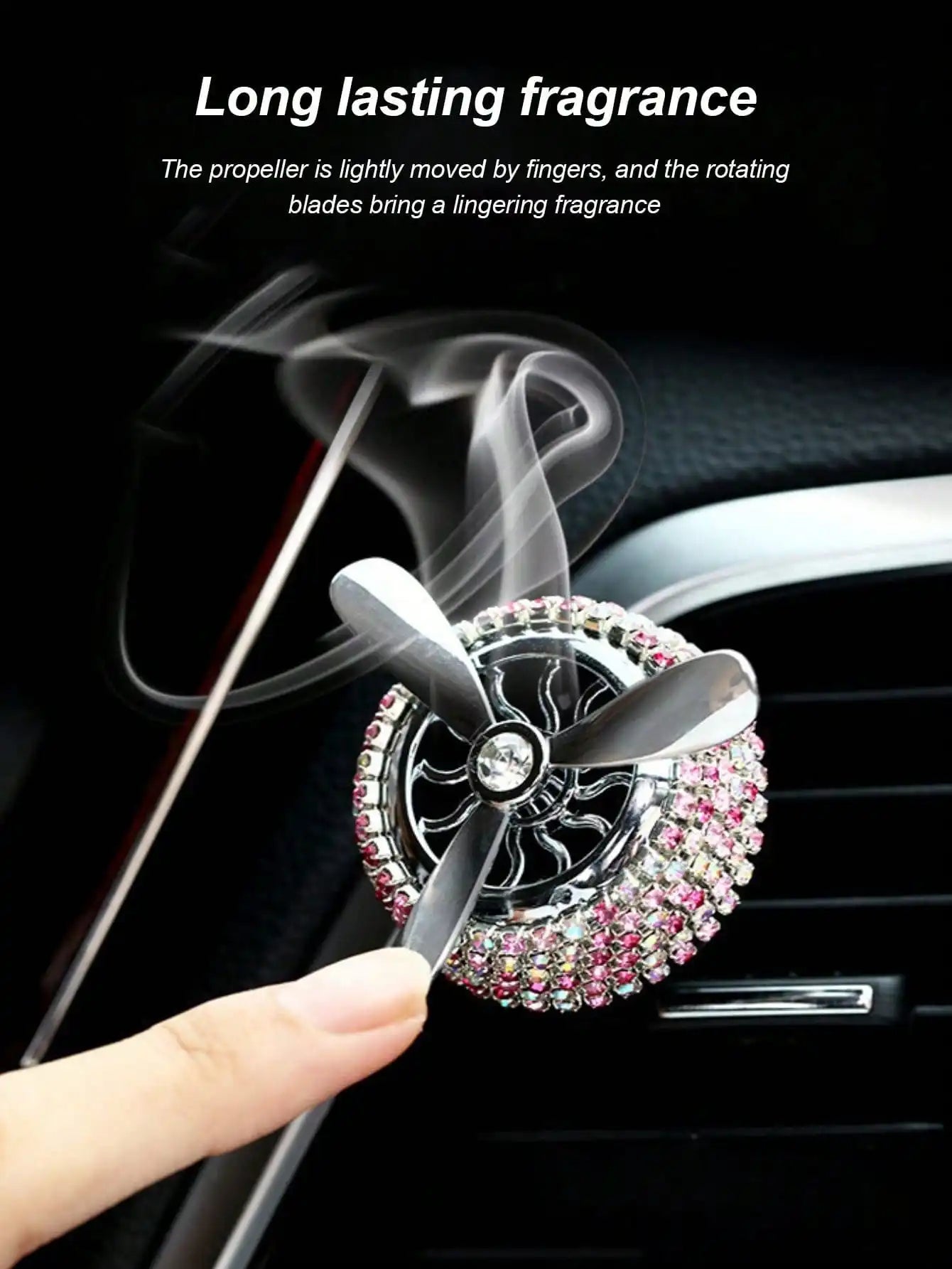 Crystal Turbine Air Vent Freshener