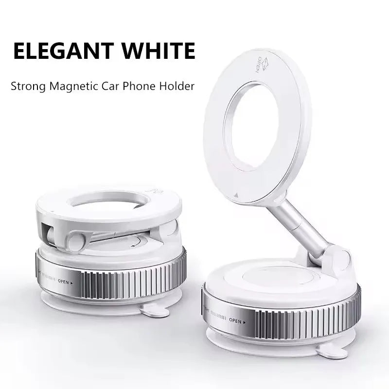 MagSafe Magnetic Vacuum Phone Mount with 360° Rotation