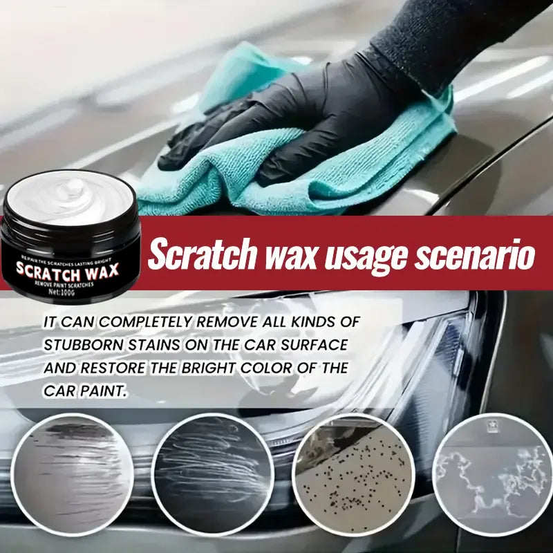 Car Scratch Wax & Swirl Remover for All Paint Colors