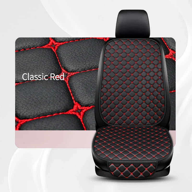 Universal PU Leather Car Seat Cushion Protector for All-Season Use