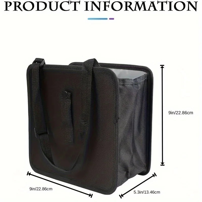 Foldable Leakproof Car Trash Can & Storage Organizer
