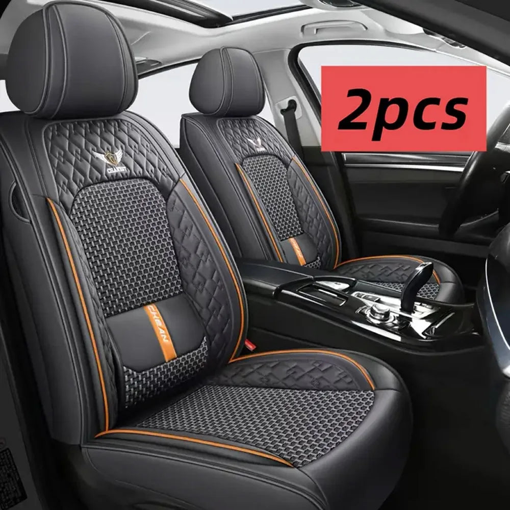 Universal PU Leather Car Seat Cover Set for 5-Seater Cars