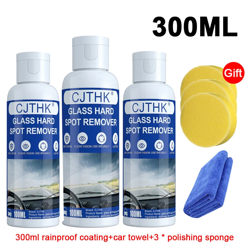 Car Glass Water Repellent & Oil Film Remover Kit