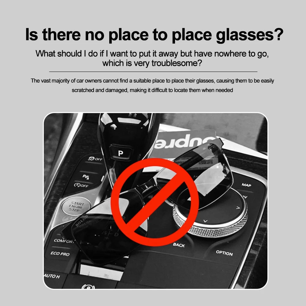 Magnetic Sunglasses Holder Clip for Car Visors
